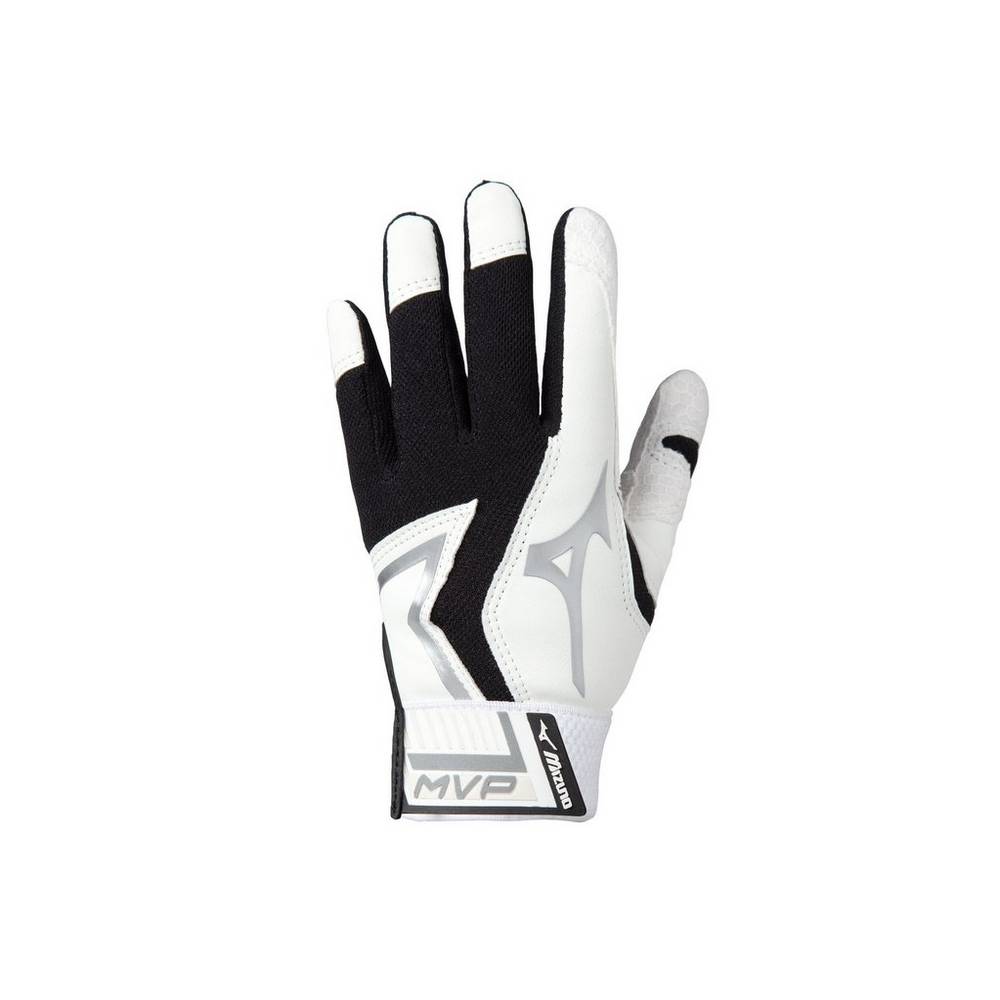 Mizuno Men's MVP Tee Ball Batting Gloves Black (330411-YIU)